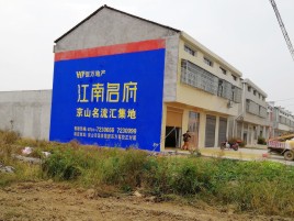 遵义农村墙体广告在不同形式上面展现的不同特色